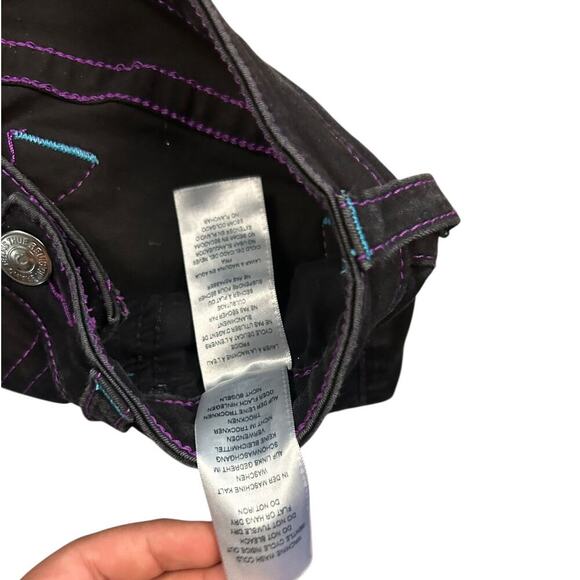 True Religion Y2K Black Curvy Skinny Jeans - Picture 8 of 8